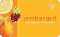 Jamba Juice Gift Cards Enter Card Balance