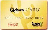 Qdoba Gift Cards Enter Card Balance